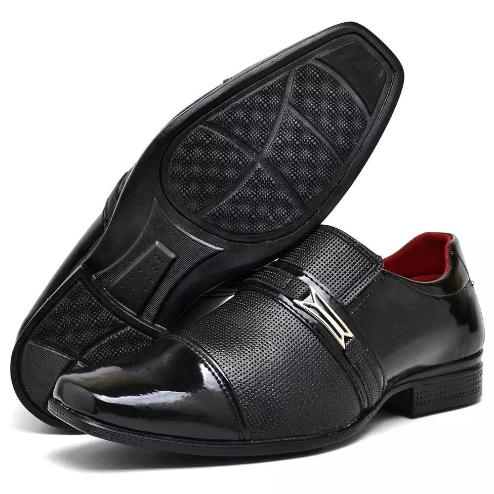 Sapato Social Masculino Verniz Sapato Social Masculino Verniz PS1 Direct Ofertas 815 PRETO VERNIZ 37 