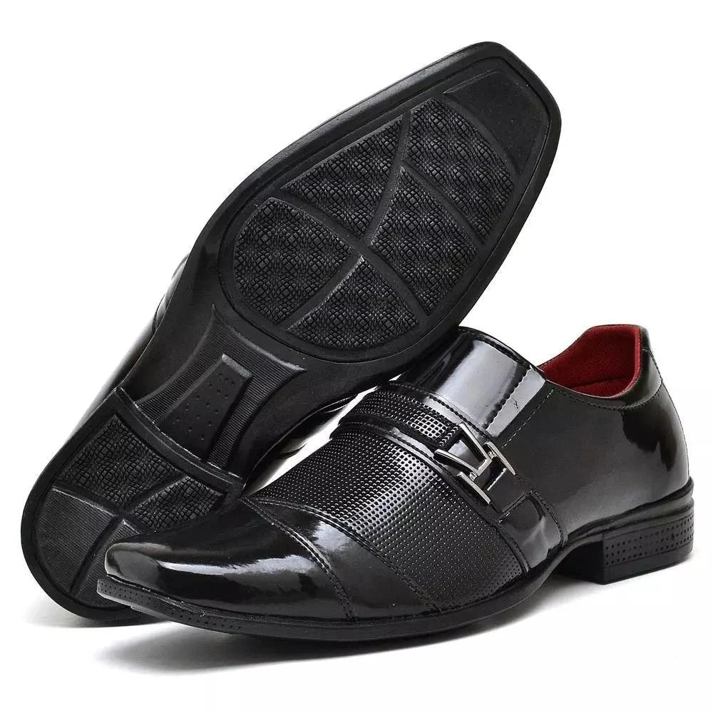 Sapato Social Masculino Verniz Sapato Social Masculino Verniz PS1 Direct Ofertas 829 PRETO VERNIZ 37 