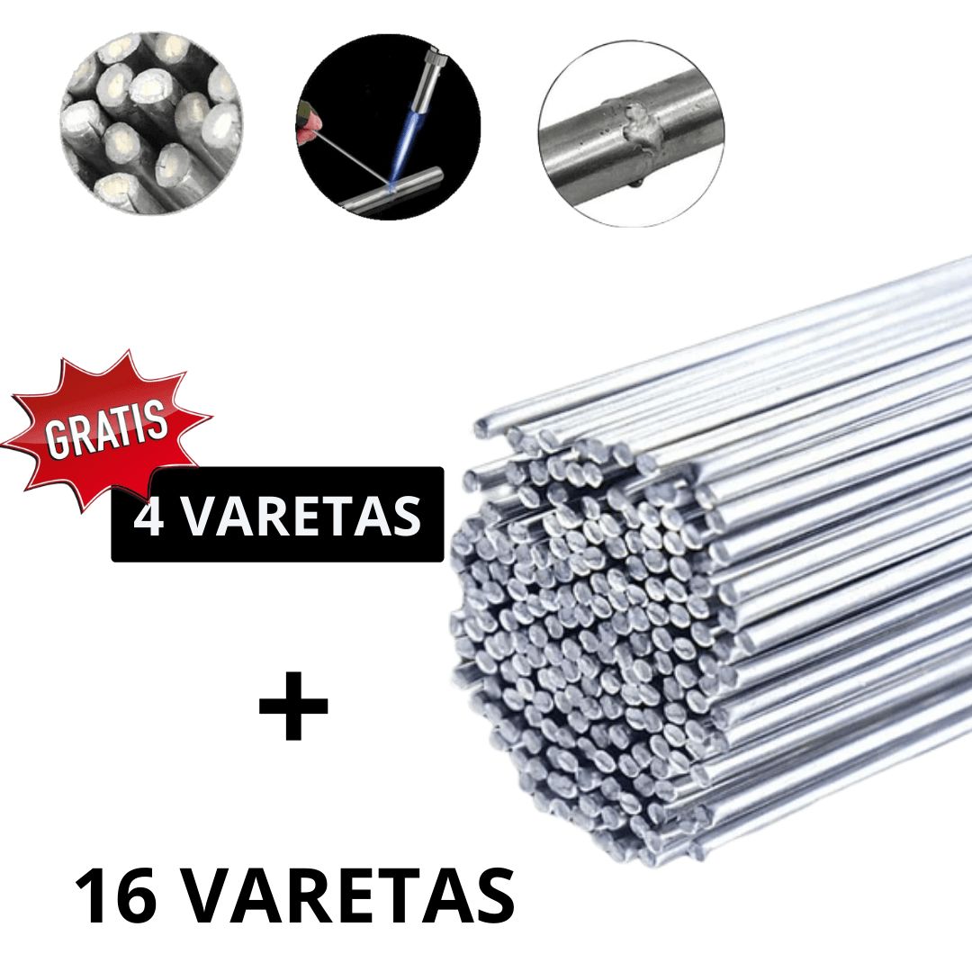 Solda Premium Kit Completo + Brindes Exclusivos 🎁 Solda Premium Kit Completo P13 Direct Ofertas 16 Varetas + 4 Varetas de Brinde 