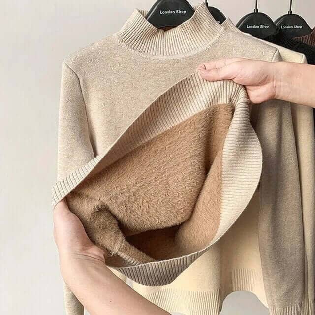 Suéter Térmico Feminino Forrado em Veludo Termo Comfort - Edição de Luxo Suéter Térmico Feminino P13 Direct Ofertas 