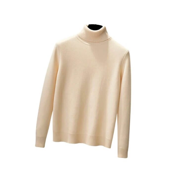 Suéter Térmico Feminino Forrado em Veludo Termo Comfort - Edição de Luxo Suéter Térmico Feminino P13 Direct Ofertas Bege P 