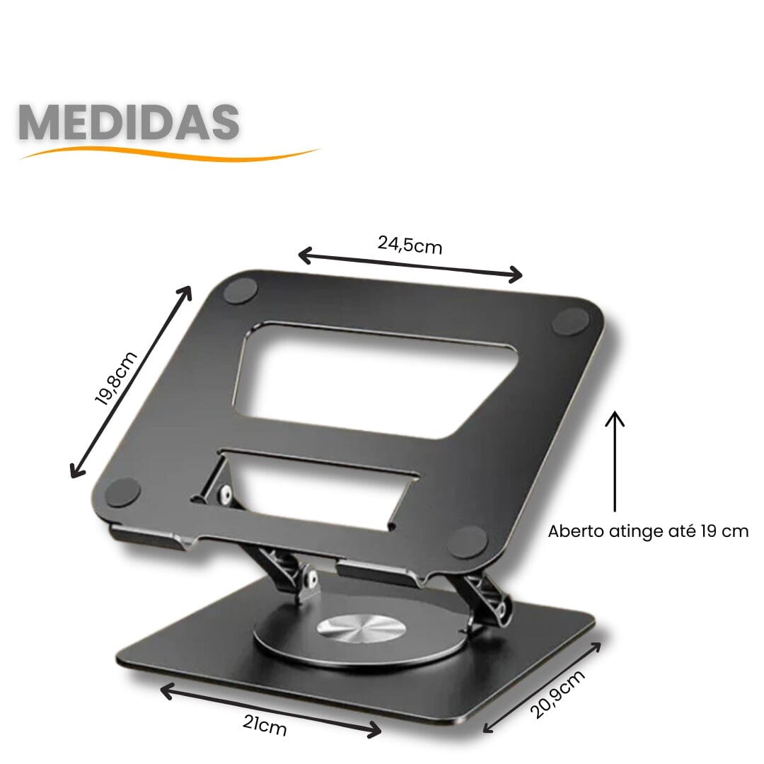 Suporte Giratório SpinFlex 360º para Notebook - Direct Ofertas