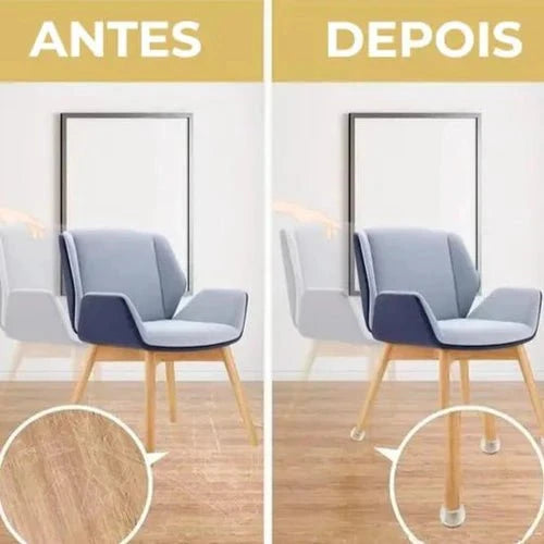 Tampa Para Pernas de Moveis - PéFlex® (Protege contra Riscos e Barulhos) Tampa Para Pernas de Moveis P9 Direct Ofertas 
