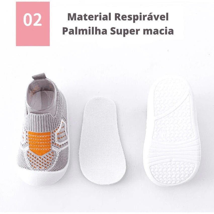 Tênis Meia Infantil Antiderrapante KickBaby - Direct Ofertas