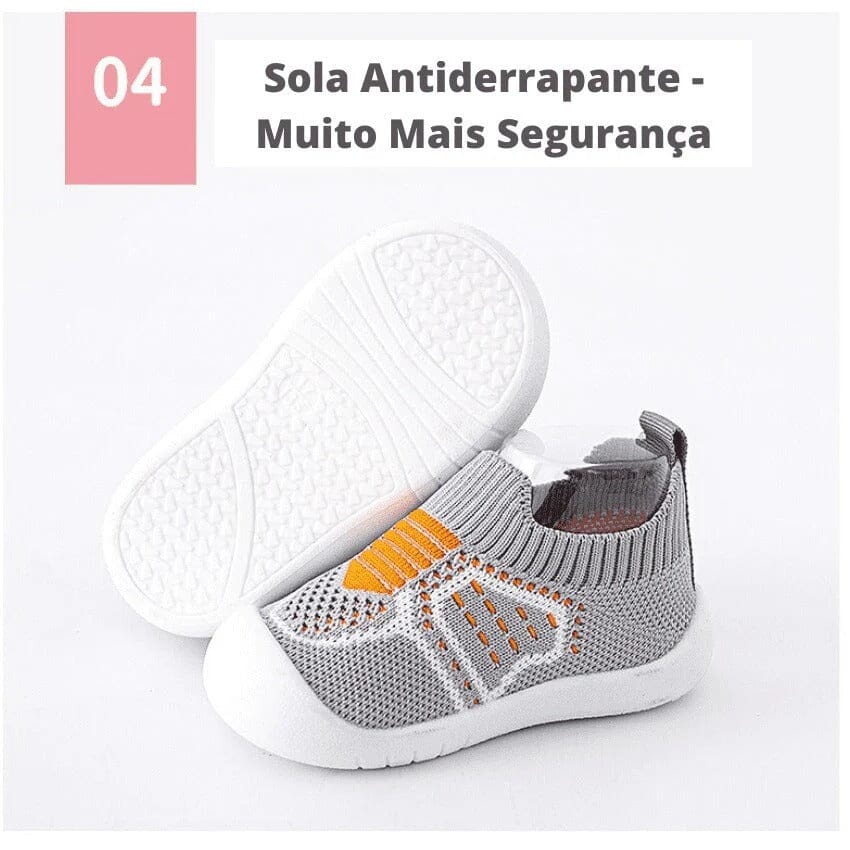 Tênis Meia Infantil Antiderrapante KickBaby - Direct Ofertas