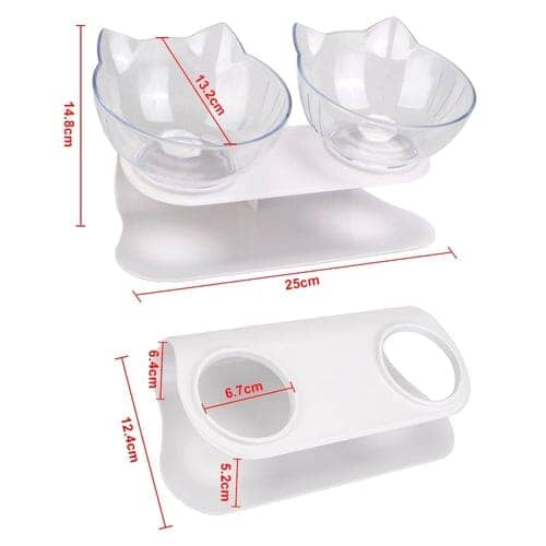 Tigela Ortopédica Anti Vômito para Gatos - Direct Ofertas