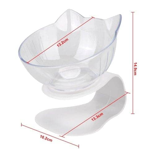 Tigela Ortopédica Anti Vômito para Gatos - Direct Ofertas