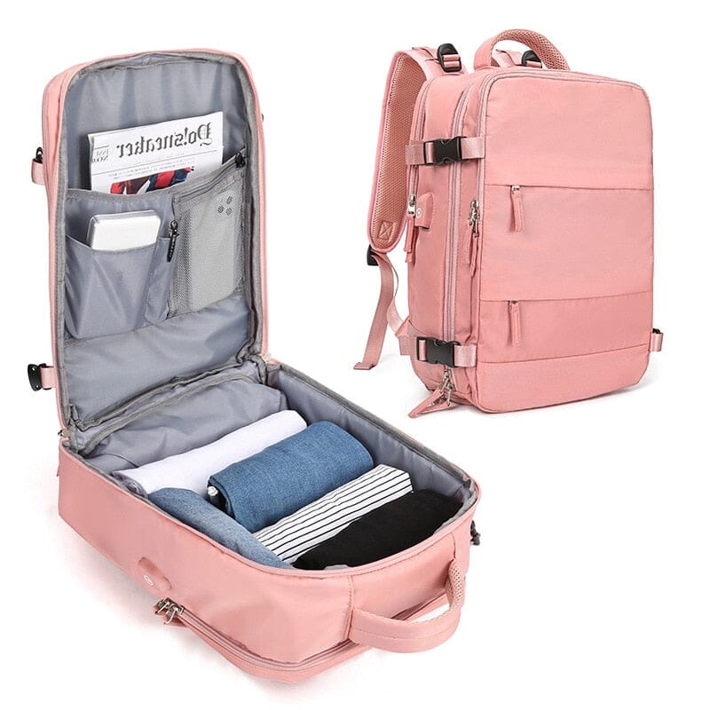 TravelDream - Mochila de Viagem Grande Feminina À Prova D'Água - Direct Ofertas