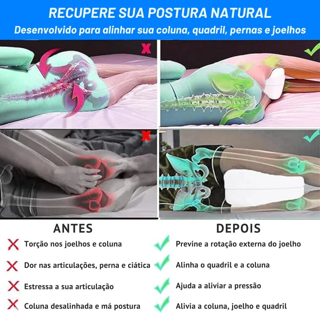 Travesseiro de Alinhamento – SleepLeg Pro® Travesseiro de Alinhamento P11 Direct Ofertas 