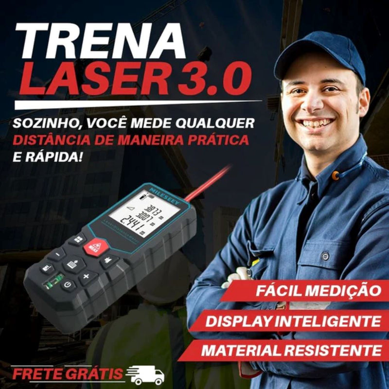 Trena Métrica a Laser 100 Metros Display Profissional - Direct Ofertas