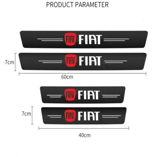 Adesivos de Carbono Para Portas Automotivas CARRO 01 Direct Ofertas Fiat (4 Peças) 