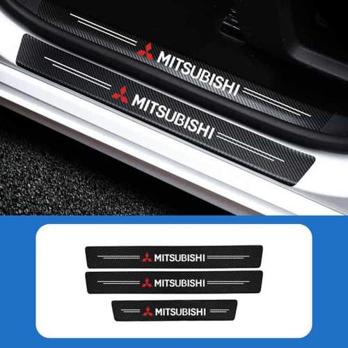 Adesivos de Carbono Para Portas Automotivas CARRO 01 Direct Ofertas Mitsubish (4 Peças) 
