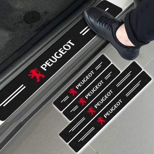 Adesivos de Carbono Para Portas Automotivas CARRO 01 Direct Ofertas Peugeot (4 Peças) 
