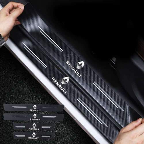 Adesivos de Carbono Para Portas Automotivas CARRO 01 Direct Ofertas Renault (4 Peças) 