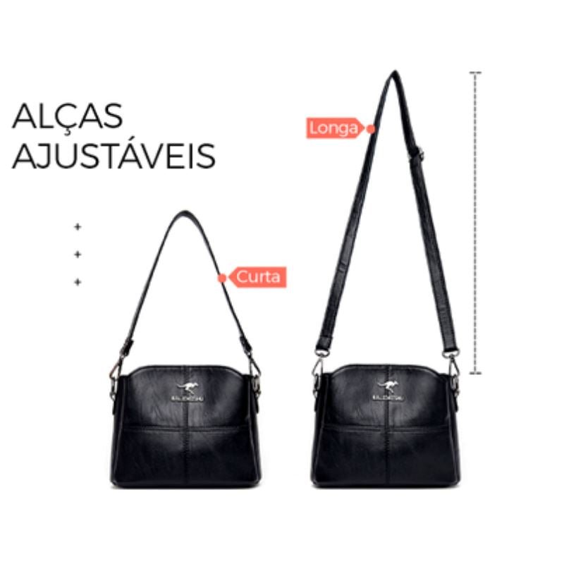 Bolsa Beauty Lass® Bolsa de Couro Resistente - Direct Ofertas
