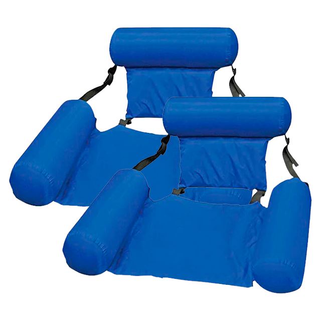 Cadeira Flutuante BoatBag para Nadar KIDS 02 Direct Ofertas Azul 2 Unidades 