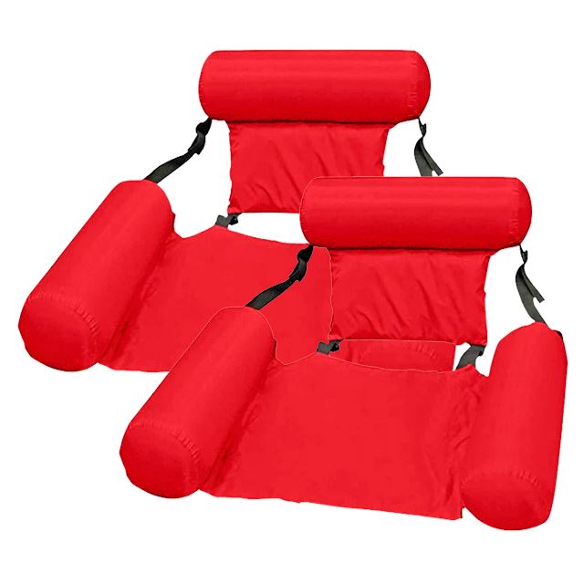 Cadeira Flutuante BoatBag para Nadar KIDS 02 Direct Ofertas Vermelho 2 Unidades 