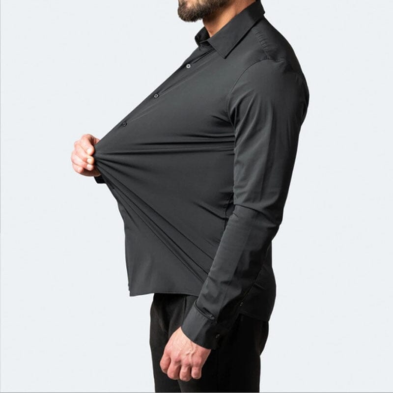 Camisa Flexível Ultra Comfort® Tecido Seda Gelo - Não amarrota - Direct Ofertas