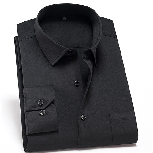 Camisa PremiumElastic™ - Camisa Social Premium Elástica Masculina - Direct Ofertas