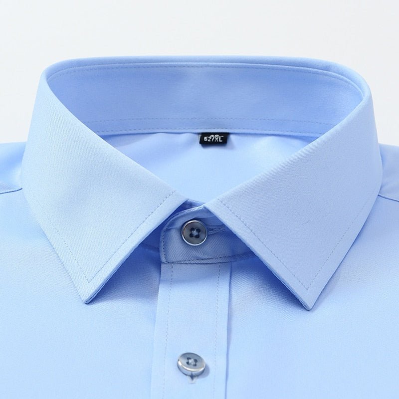 Camisa PremiumElastic™ - Camisa Social Premium Elástica Masculina - Direct Ofertas