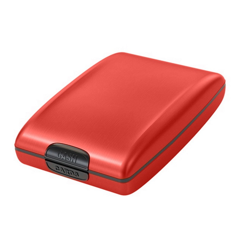 Carteira Slim Protect® - Antifurto RFID Carteira Slim Protect Direct Ofertas Vermelha 1 unidade 