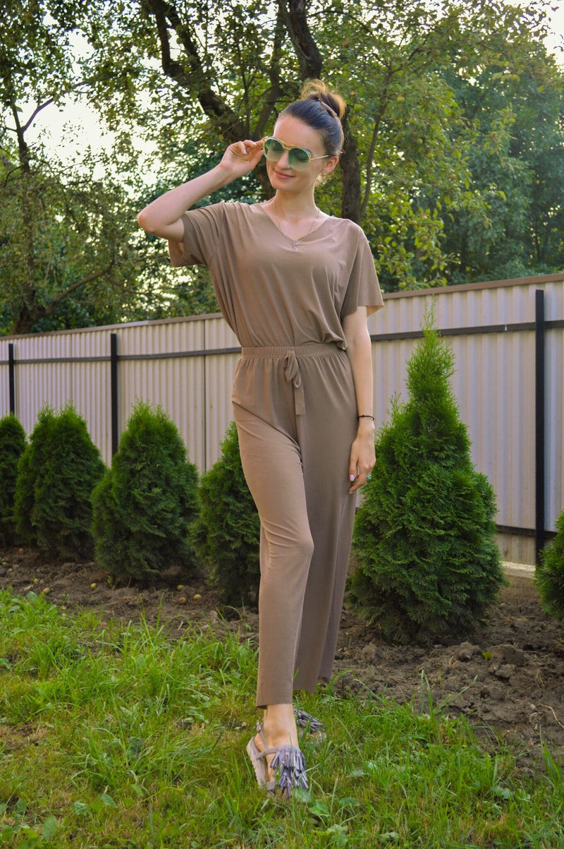 Conjunto Soft© (Camiseta + Calça) | Tendência verão 22/23 - Direct Ofertas