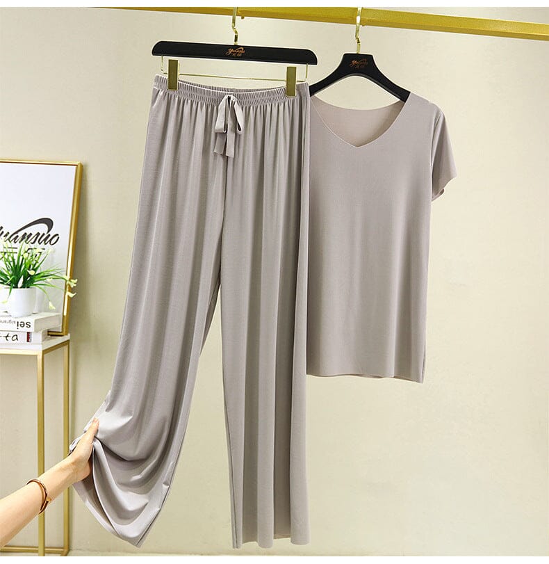 Conjunto Soft© (Camiseta + Calça) | Tendência verão 22/23 - Direct Ofertas