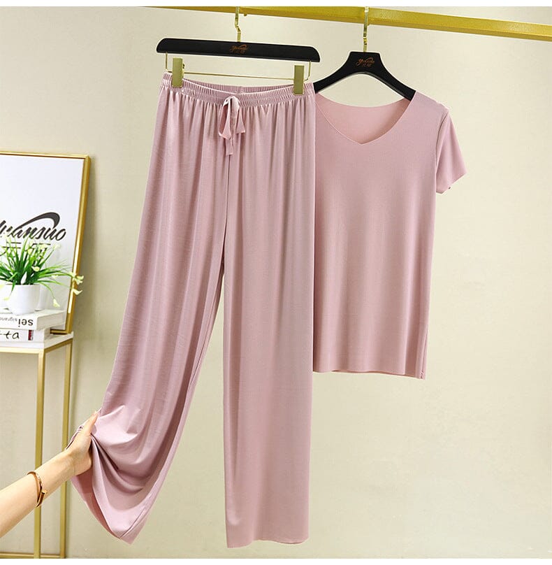 Conjunto Soft© (Camiseta + Calça) | Tendência verão 22/23 - Direct Ofertas