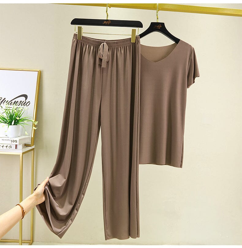 Conjunto Soft© (Camiseta + Calça) | Tendência verão 22/23 - Direct Ofertas