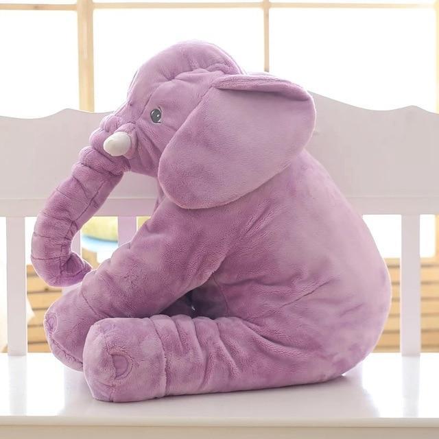 Elefantinho Companheiro para bebês KIDS 05 Direct Ofertas 40cm LILÁS 