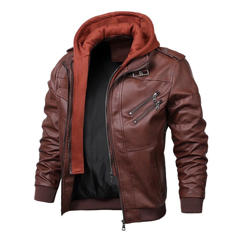 Jaqueta de Couro Masculina Premium - Direct Ofertas