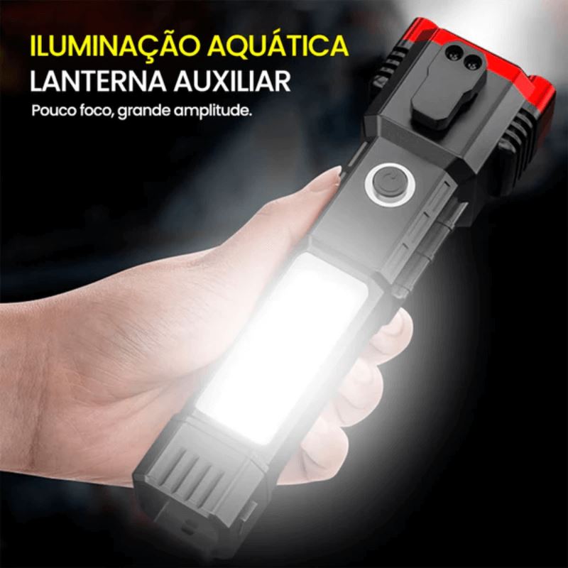 Lanterna Tática Indestrutível 4 em 1 - Ultra Potência - ÚLTIMO DIA NA PROMOÇÃO - Direct Ofertas