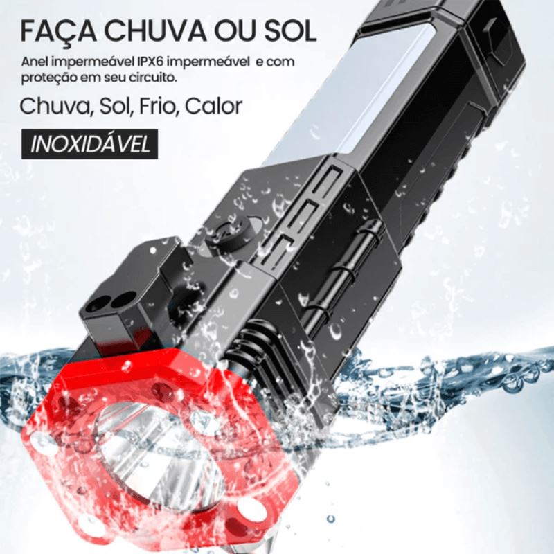 Lanterna Tática Indestrutível 4 em 1 - Ultra Potência - ÚLTIMO DIA NA PROMOÇÃO - Direct Ofertas