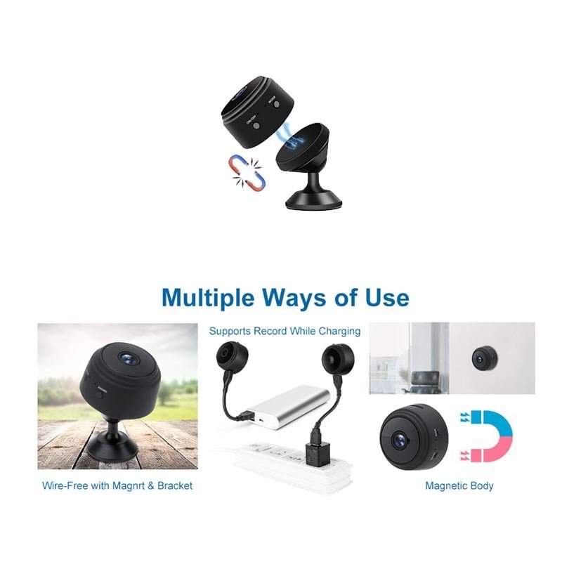 Mini Câmera WiFi com Visão Noturna - Direct Ofertas