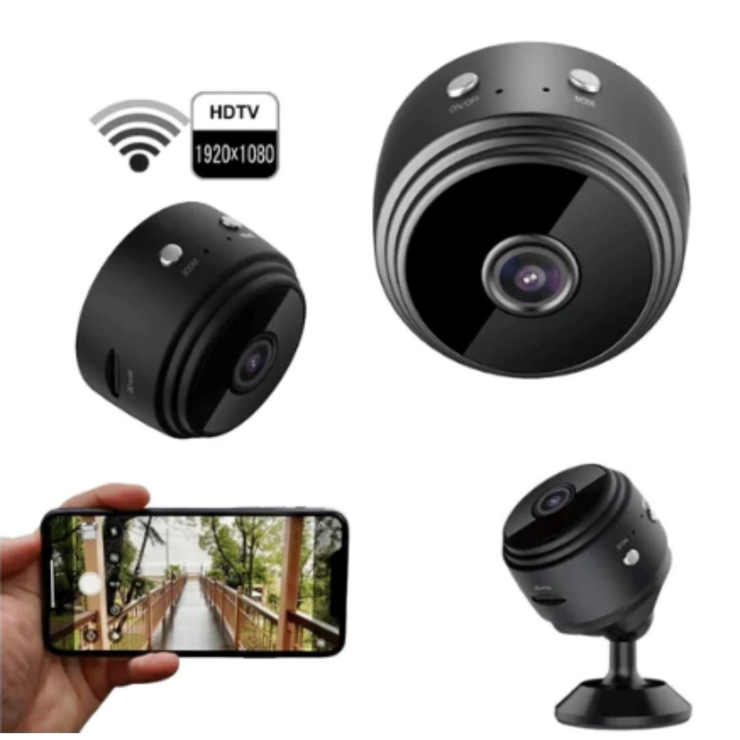 Mini Câmera WiFi HD - Tempo Real e Visão Noturna - Direct Ofertas