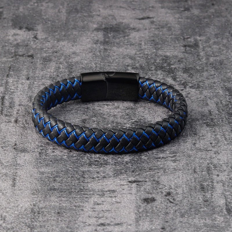 Pulseira De Couro Trançado - Direct Ofertas