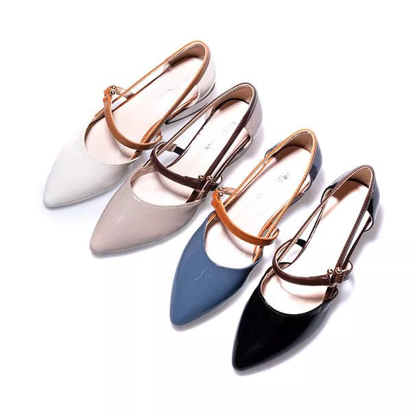 Sapato de Couro Veneza© Salto Baixo | Moda Verão 2023 - Direct Ofertas