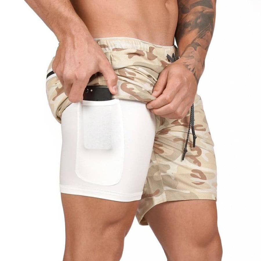 Shorts Para Treino 2 em 1 Esporte Air Effect - Direct Ofertas
