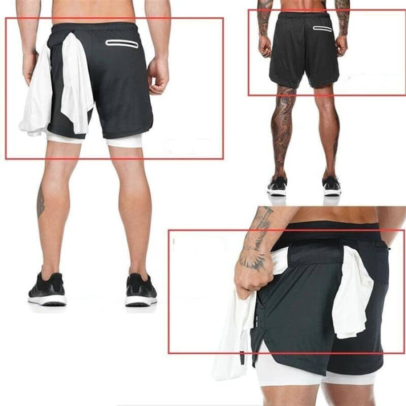 Shorts Para Treino 2 em 1 Esporte Air Effect - Direct Ofertas