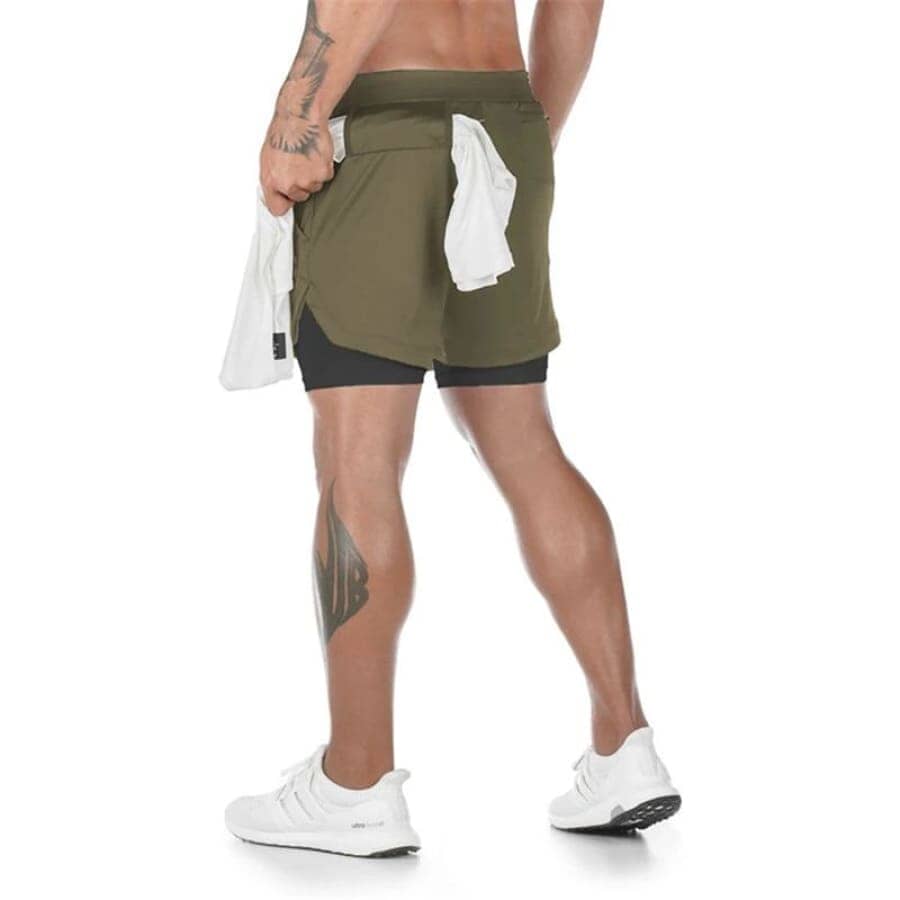 Shorts Para Treino 2 em 1 Esporte Air Effect - Direct Ofertas