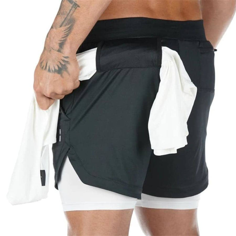 Shorts Para Treino 2 em 1 Esporte Air Effect - Direct Ofertas