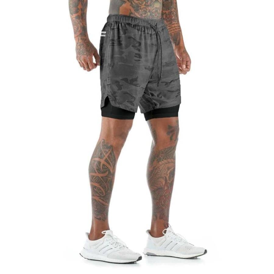Shorts Para Treino 2 em 1 Esporte Air Effect - Direct Ofertas