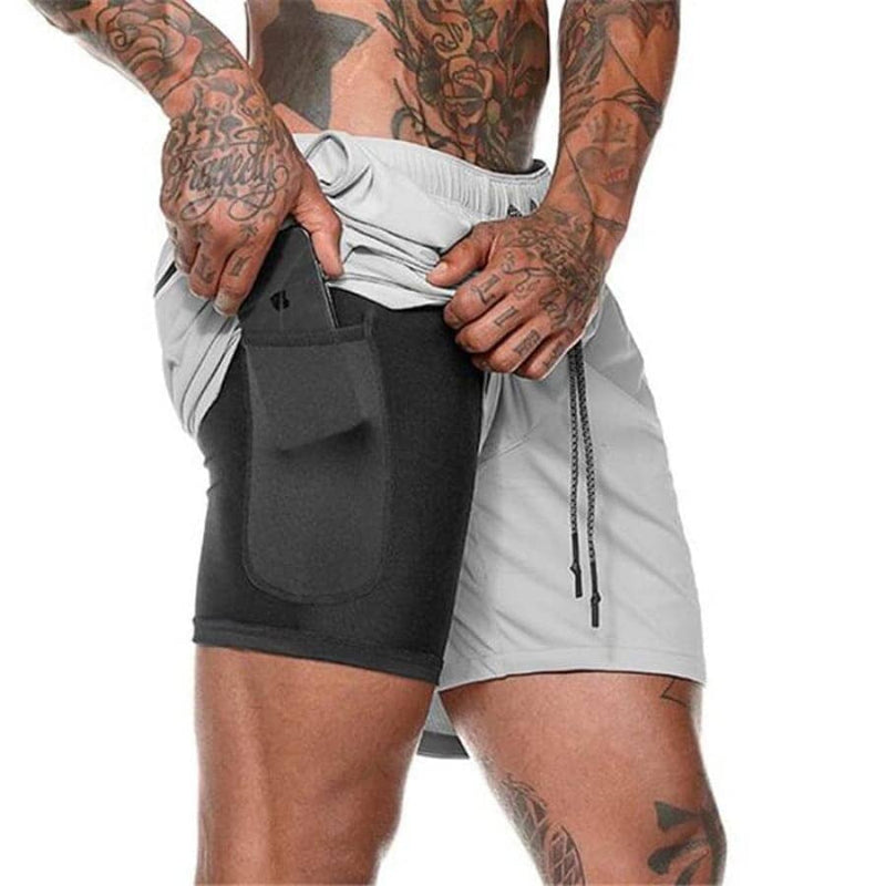 Shorts Para Treino 2 em 1 Esporte Air Effect - Direct Ofertas