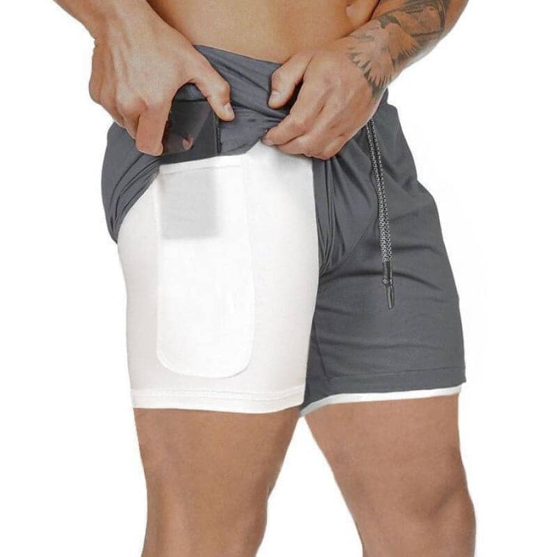 Shorts Para Treino 2 em 1 Esporte Air Effect - Direct Ofertas
