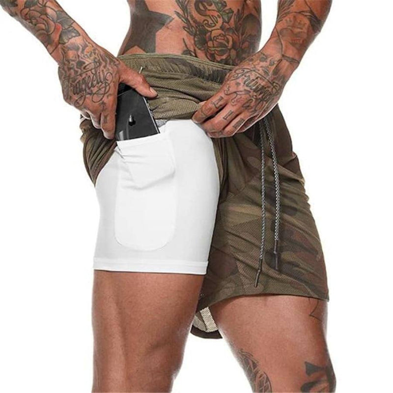 Shorts Para Treino 2 em 1 Esporte Air Effect - Direct Ofertas
