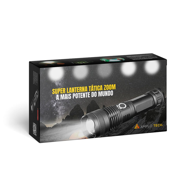 Super Lanterna Tática Zoom - A Mais Poderosa do Mundo - Direct Ofertas