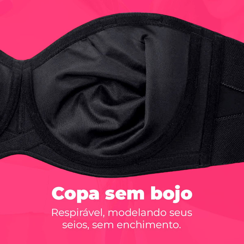 Sutiã Femme Comfort™ Premium - Suporte Máximo Sem Alças - (PAGUE 1 e LEVE 2) Vestuário 4 Direct Ofertas 